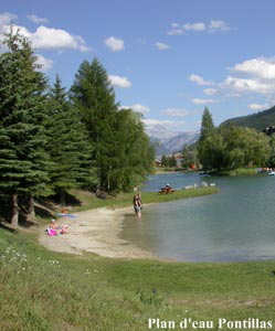 Plan d'eau Serre Chevalier Vallée